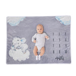 Caprinoe Milestone Blanket - Grey Elephant