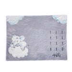 Caprinoe Milestone Blanket - Grey Elephant